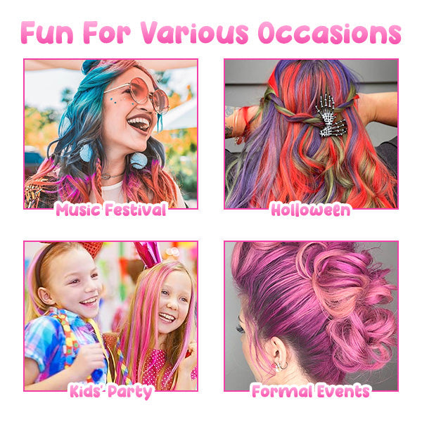 FrizzyFun Washable Instant Hair Chalk