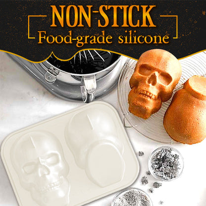 3D Skull Cake Mold