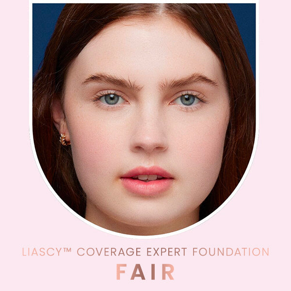 Liascy™ Coverage Expert Foundation with Buffing Brush