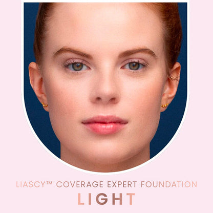 Liascy™ Coverage Expert Foundation with Buffing Brush