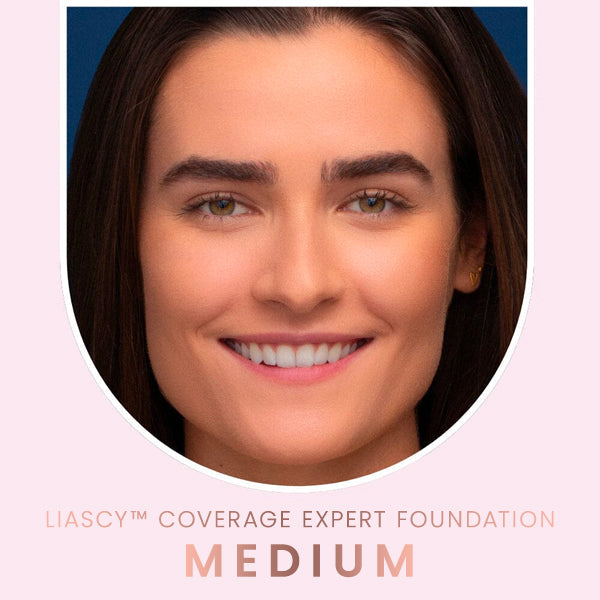 Liascy™ Coverage Expert Foundation with Buffing Brush