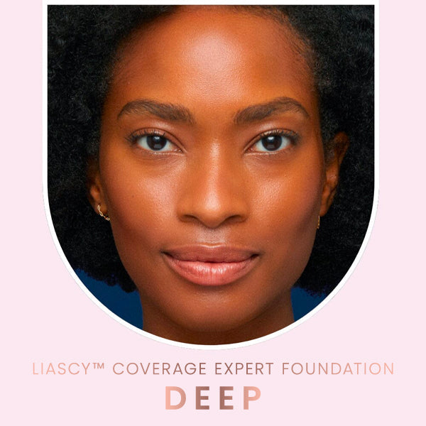 Liascy™ Coverage Expert Foundation with Buffing Brush